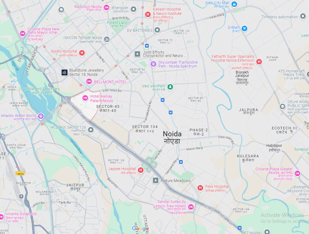 Golden Avenue Riverside City location map